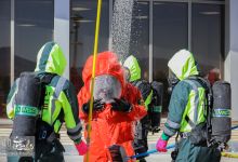 گزارش تصویری  | برگزاری مانور مقابله با حوادث شيميايي در آزمايشگاه ها دانشگاه صنعتی شاهرود 